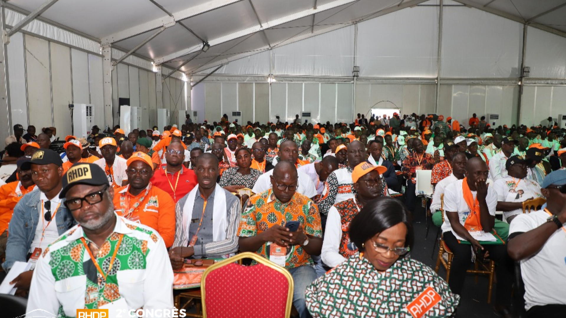 Congrès du RHDP : Une Première Journée axée sur la Mobilisation et la Candidature d'Alassane Ouattara