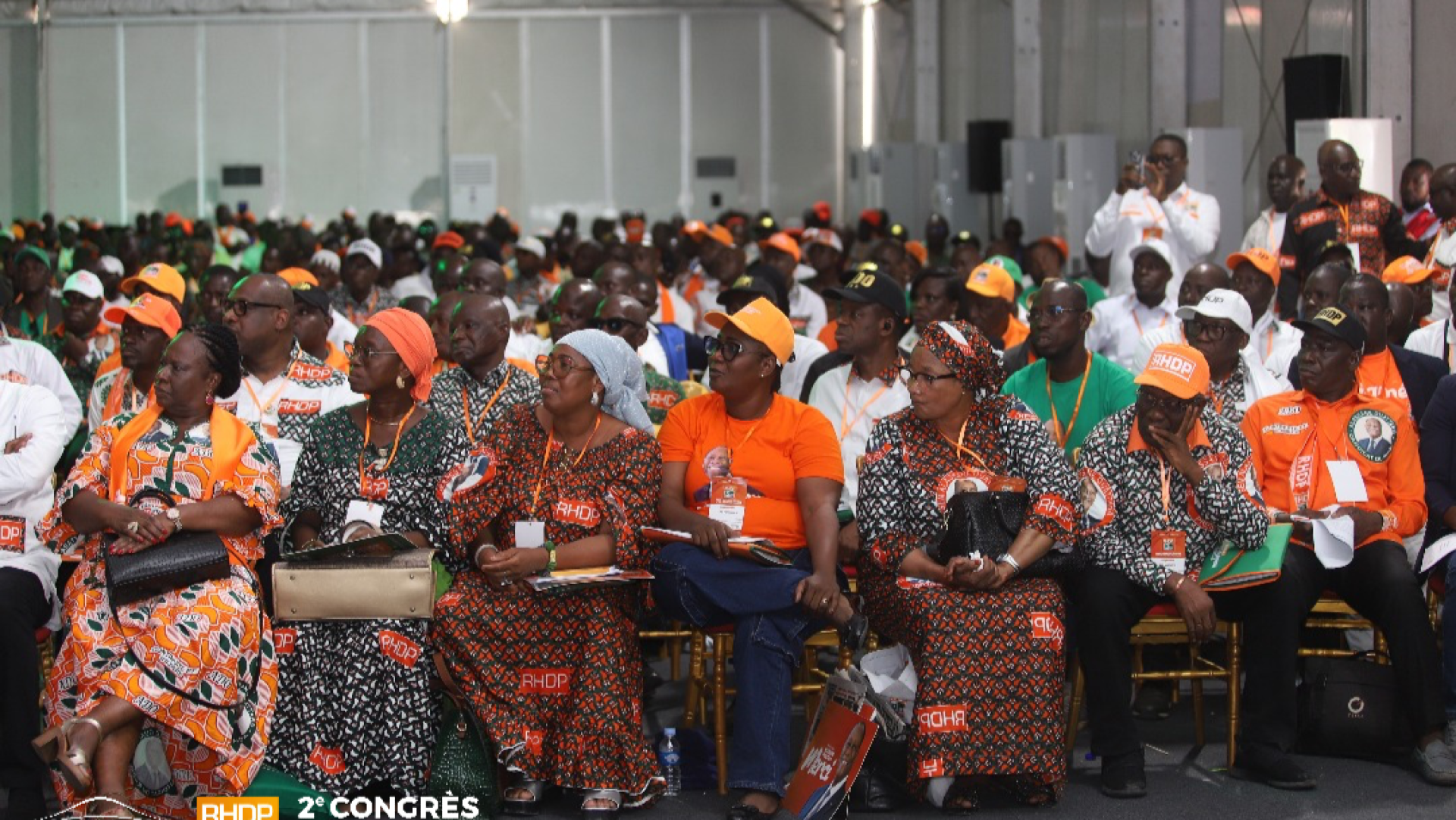 Congrès du RHDP : Une Première Journée axée sur la Mobilisation et la Candidature d'Alassane Ouattara