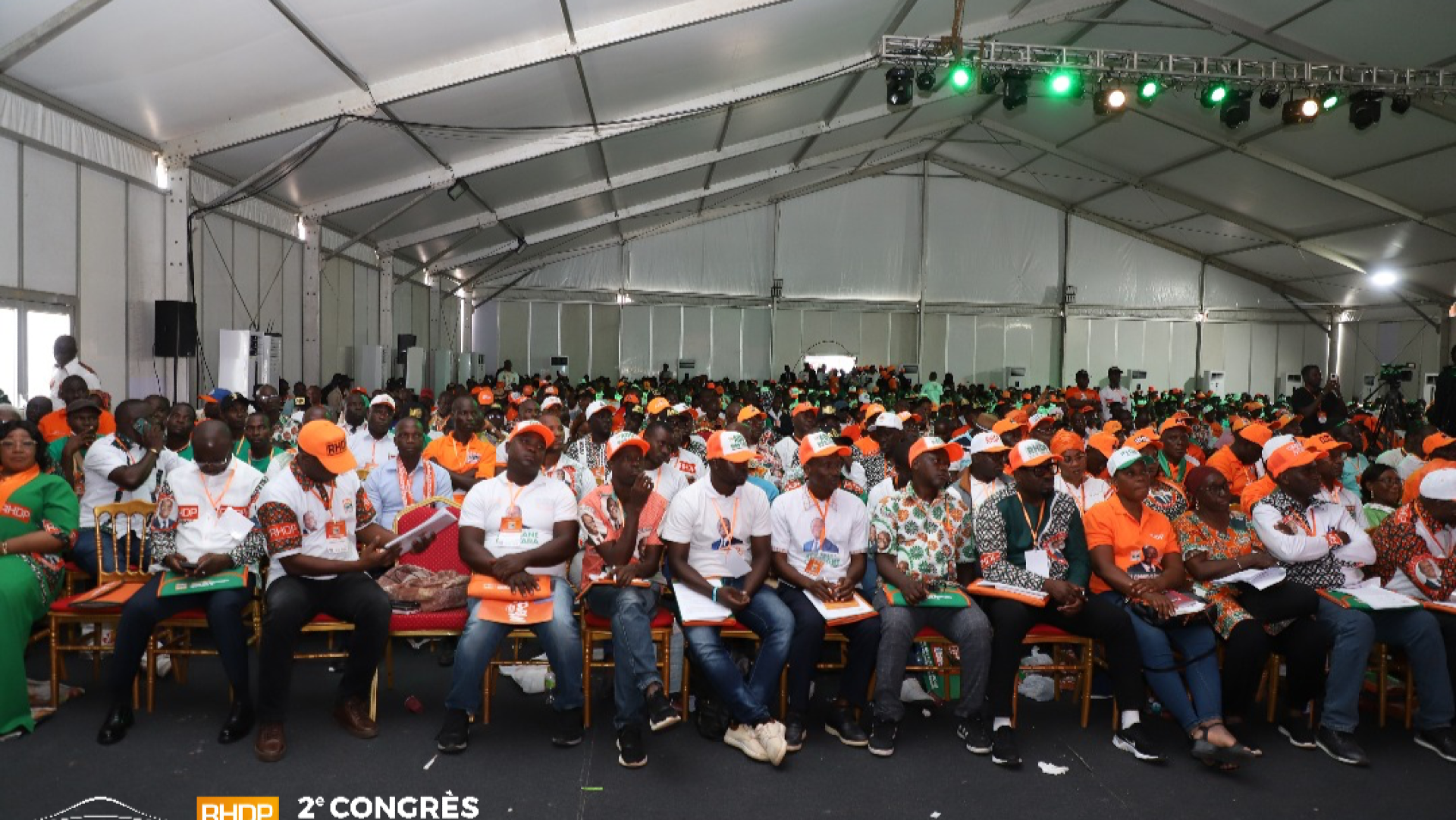 Congrès du RHDP : Une Première Journée axée sur la Mobilisation et la Candidature d'Alassane Ouattara