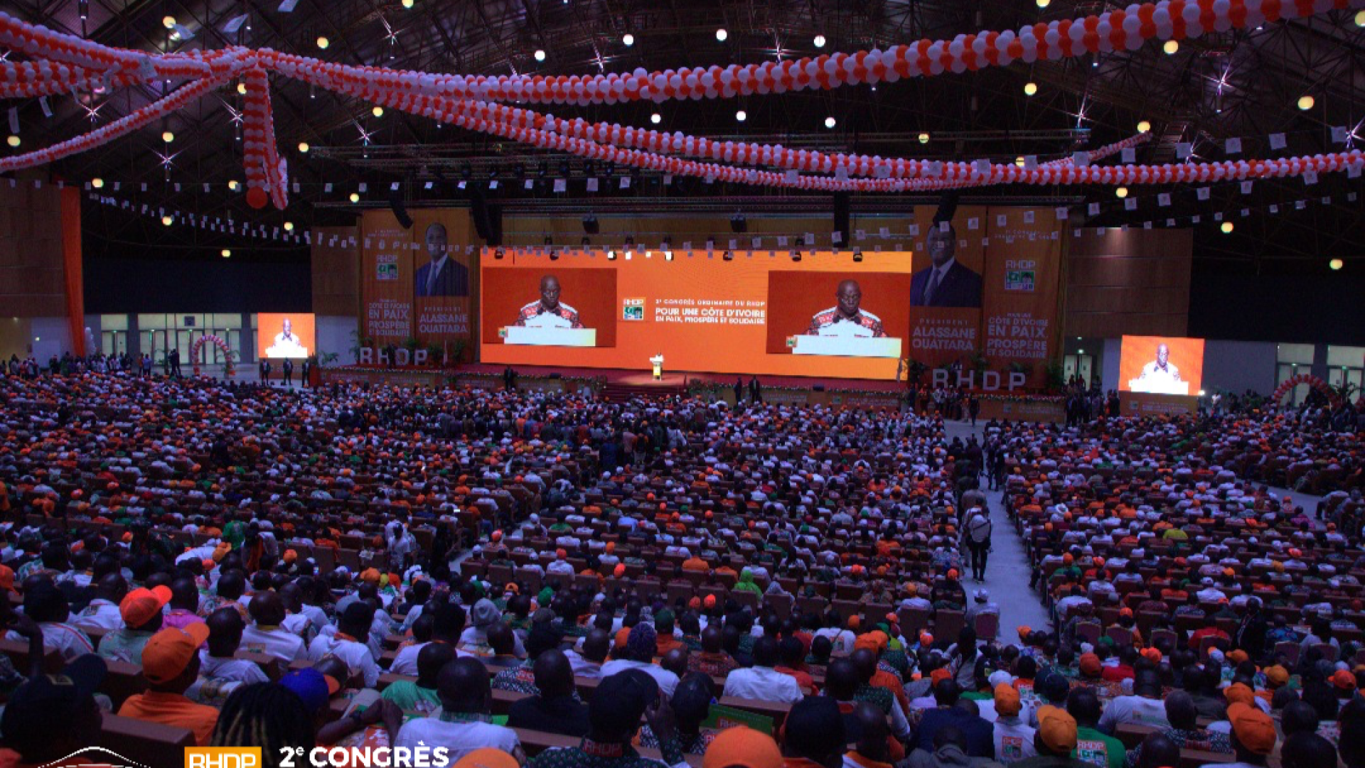 Congrès du RHDP : Une Première Journée axée sur la Mobilisation et la Candidature d'Alassane Ouattara