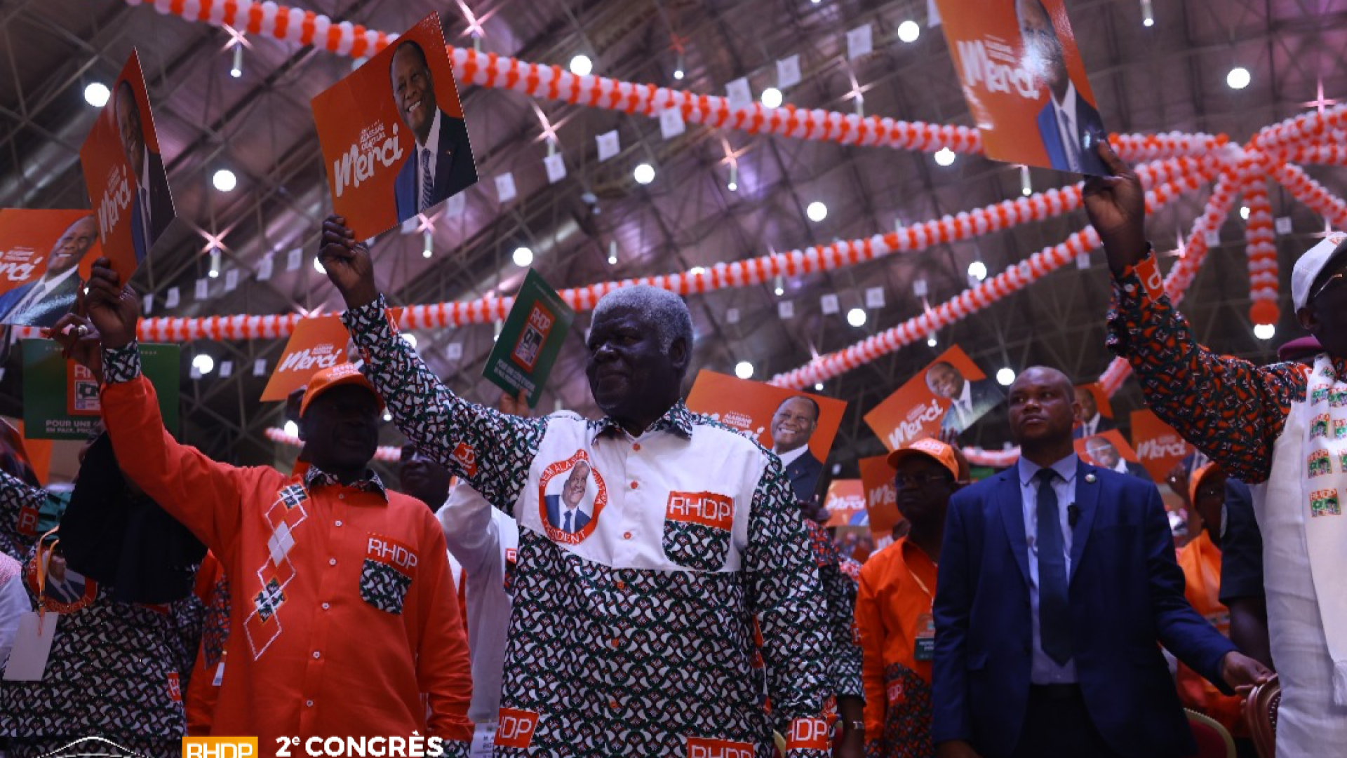Congrès du RHDP : Une Première Journée axée sur la Mobilisation et la Candidature d'Alassane Ouattara