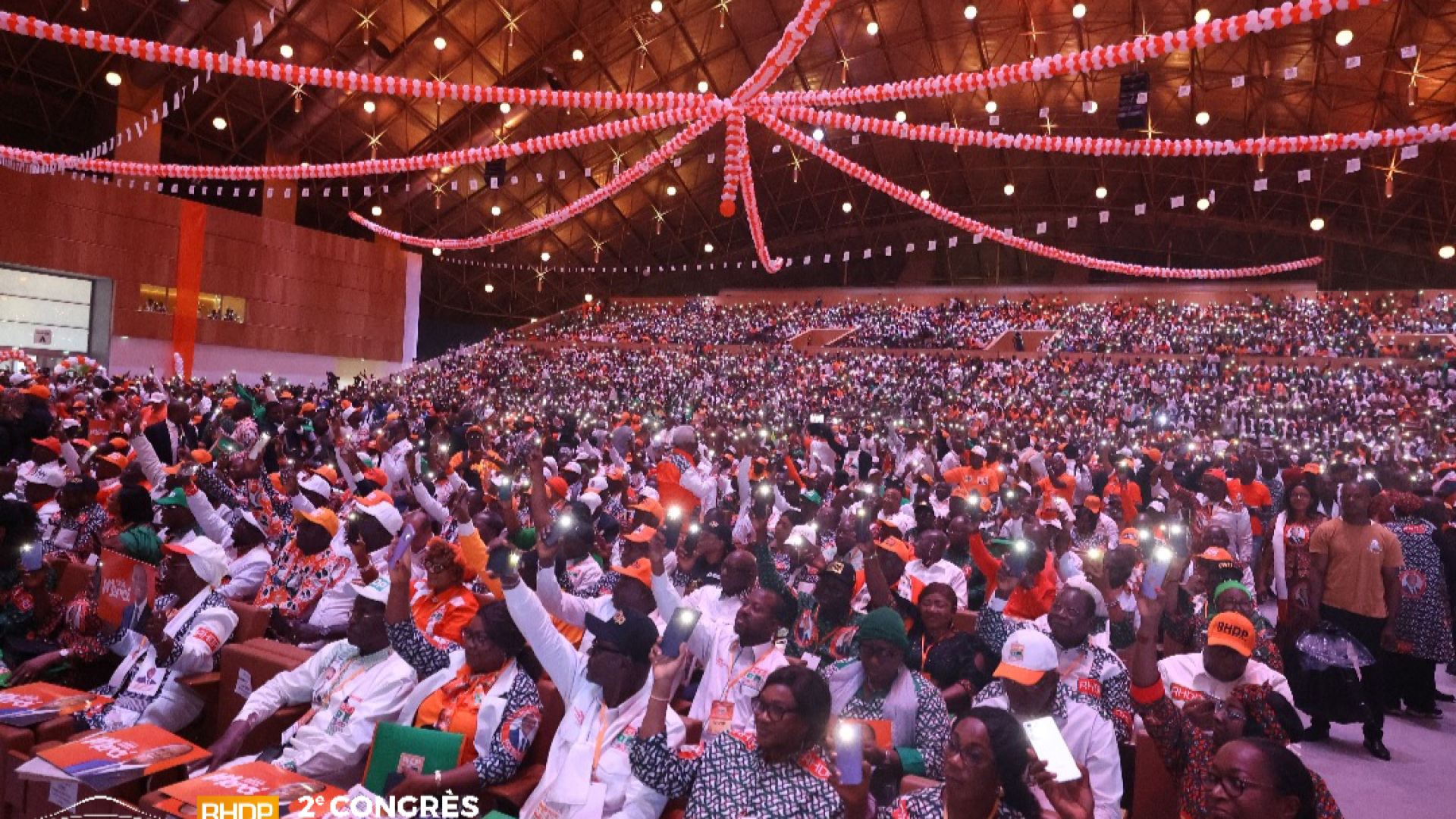 Congrès du RHDP : Une Première Journée axée sur la Mobilisation et la Candidature d'Alassane Ouattara