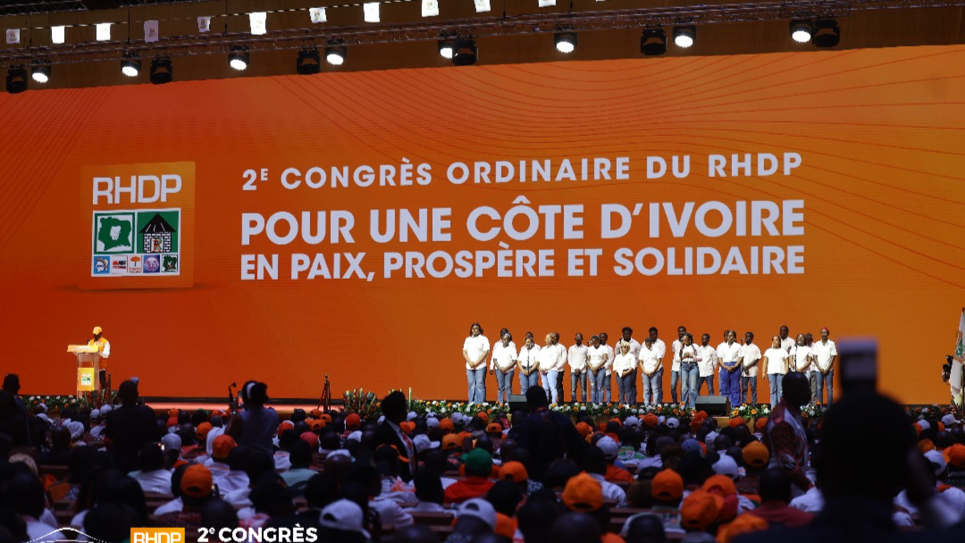 Congrès du RHDP : Une Première Journée axée sur la Mobilisation et la Candidature d'Alassane Ouattara