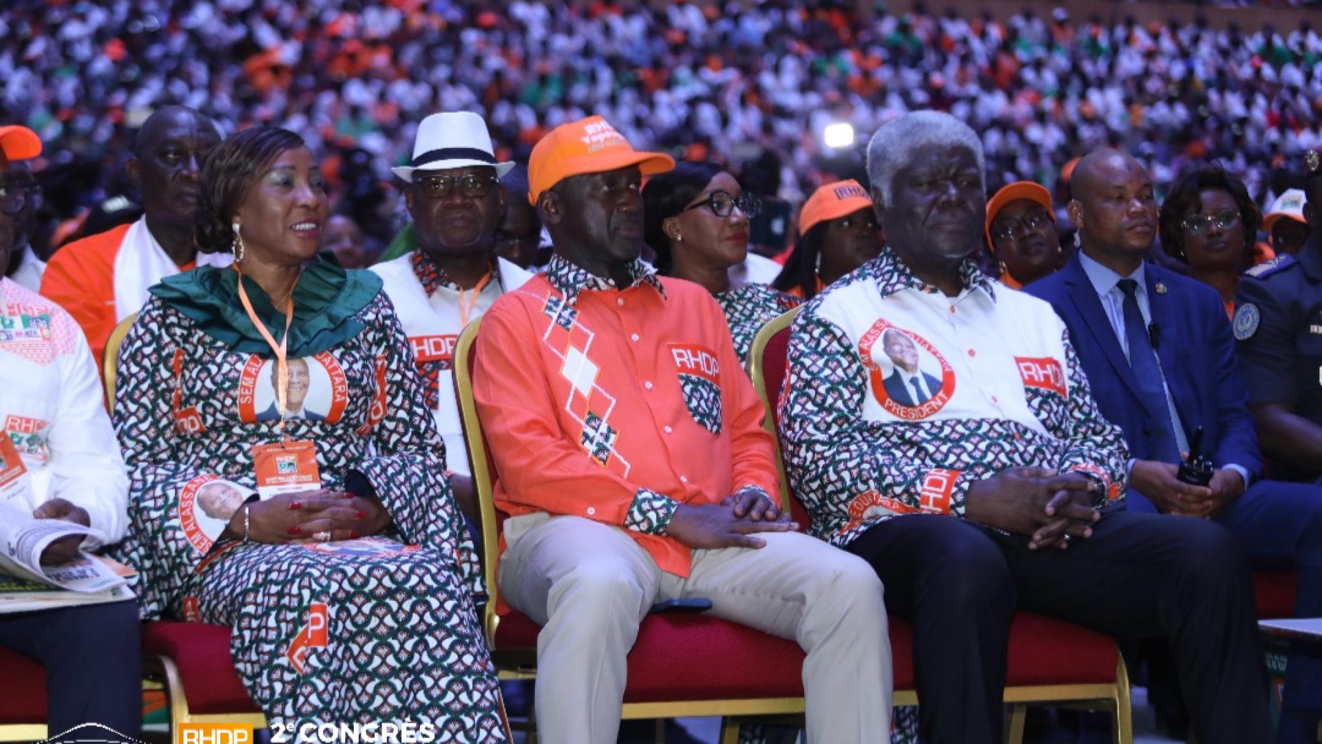 Congrès du RHDP : Une Première Journée axée sur la Mobilisation et la Candidature d'Alassane Ouattara