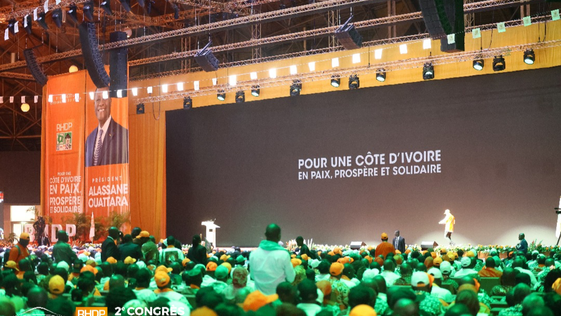 Congrès du RHDP : Une Première Journée axée sur la Mobilisation et la Candidature d'Alassane Ouattara