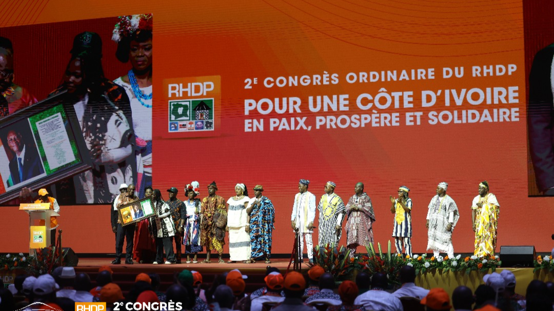 Congrès du RHDP : Une Première Journée axée sur la Mobilisation et la Candidature d'Alassane Ouattara