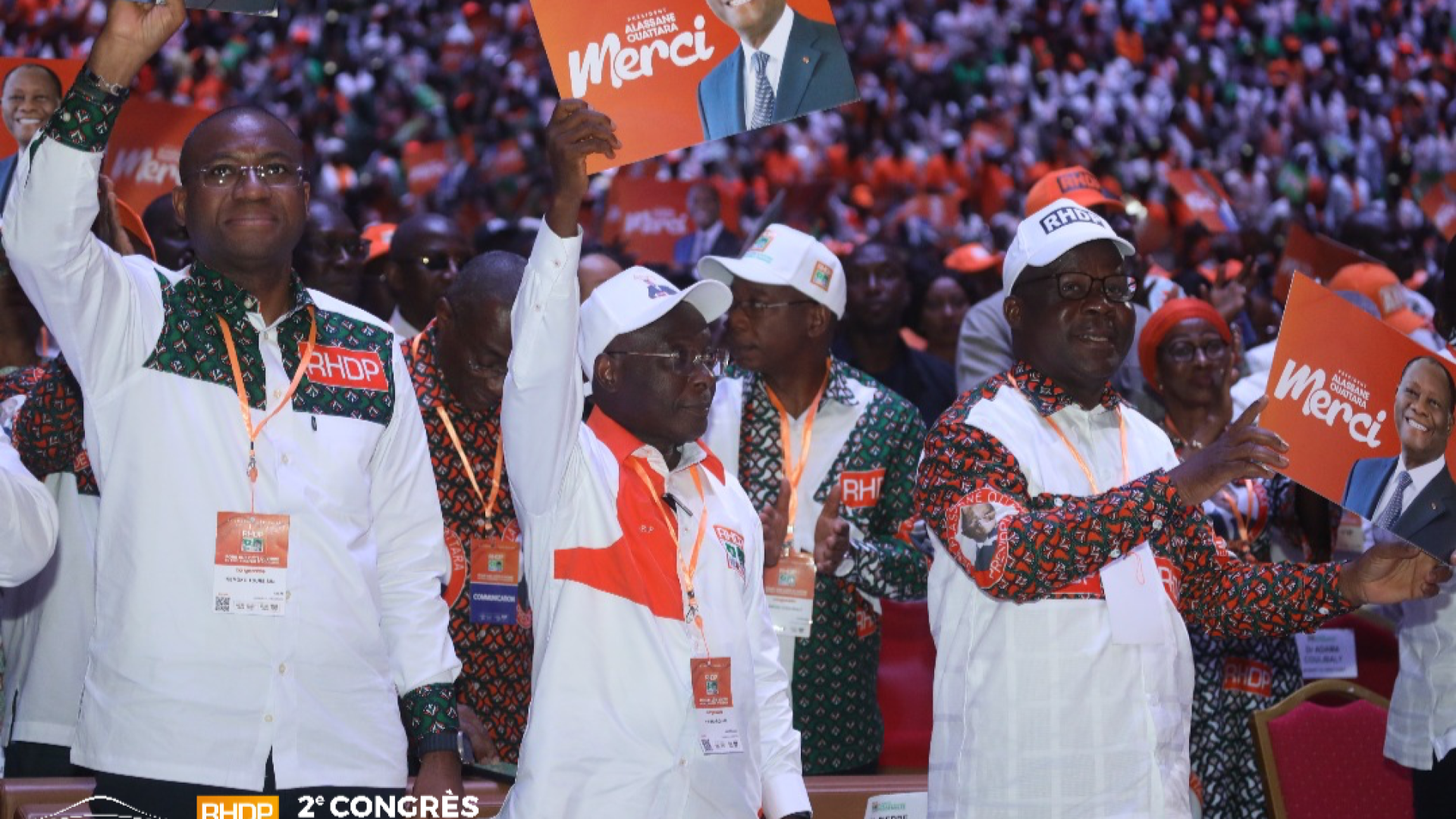 Congrès du RHDP : Une Première Journée axée sur la Mobilisation et la Candidature d'Alassane Ouattara