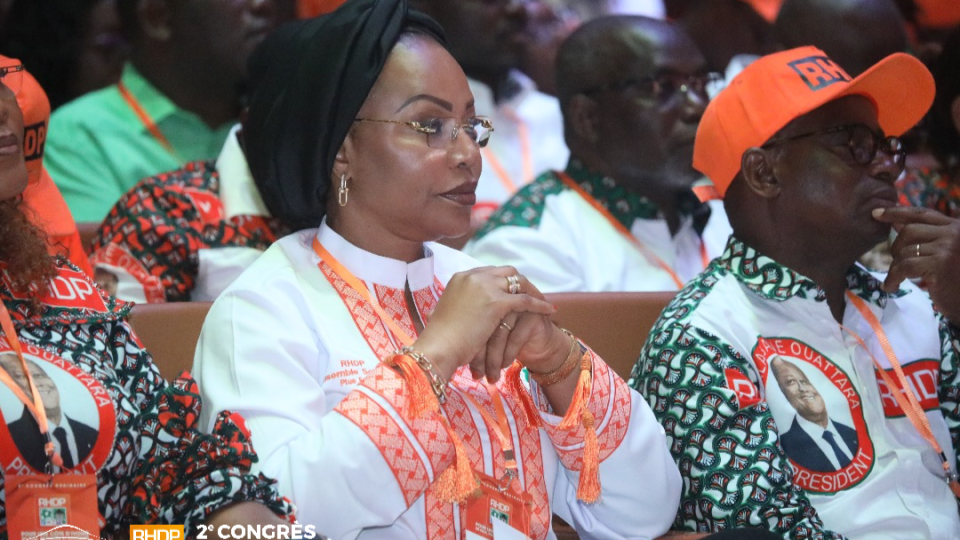 Congrès du RHDP : Une Première Journée axée sur la Mobilisation et la Candidature d'Alassane Ouattara