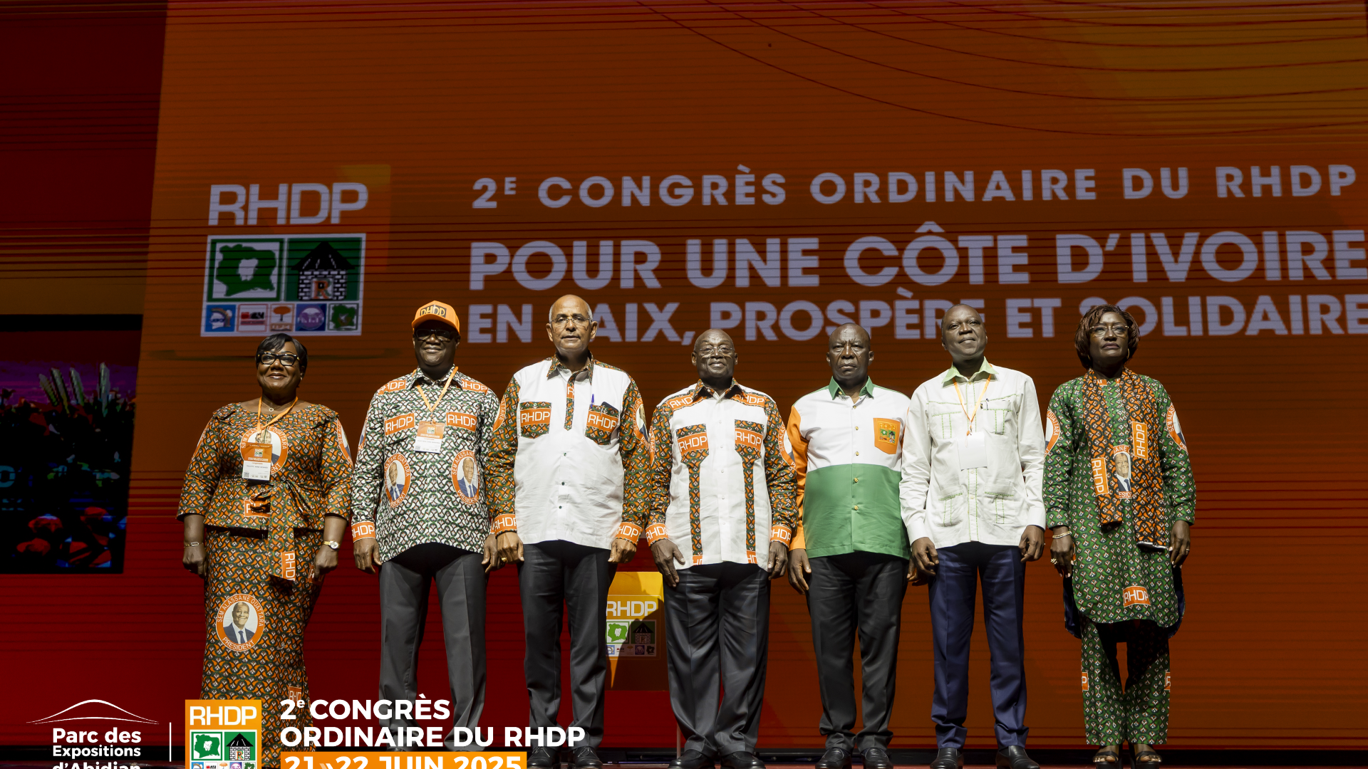 Congrès du RHDP : Une Première Journée axée sur la Mobilisation et la Candidature d'Alassane Ouattara