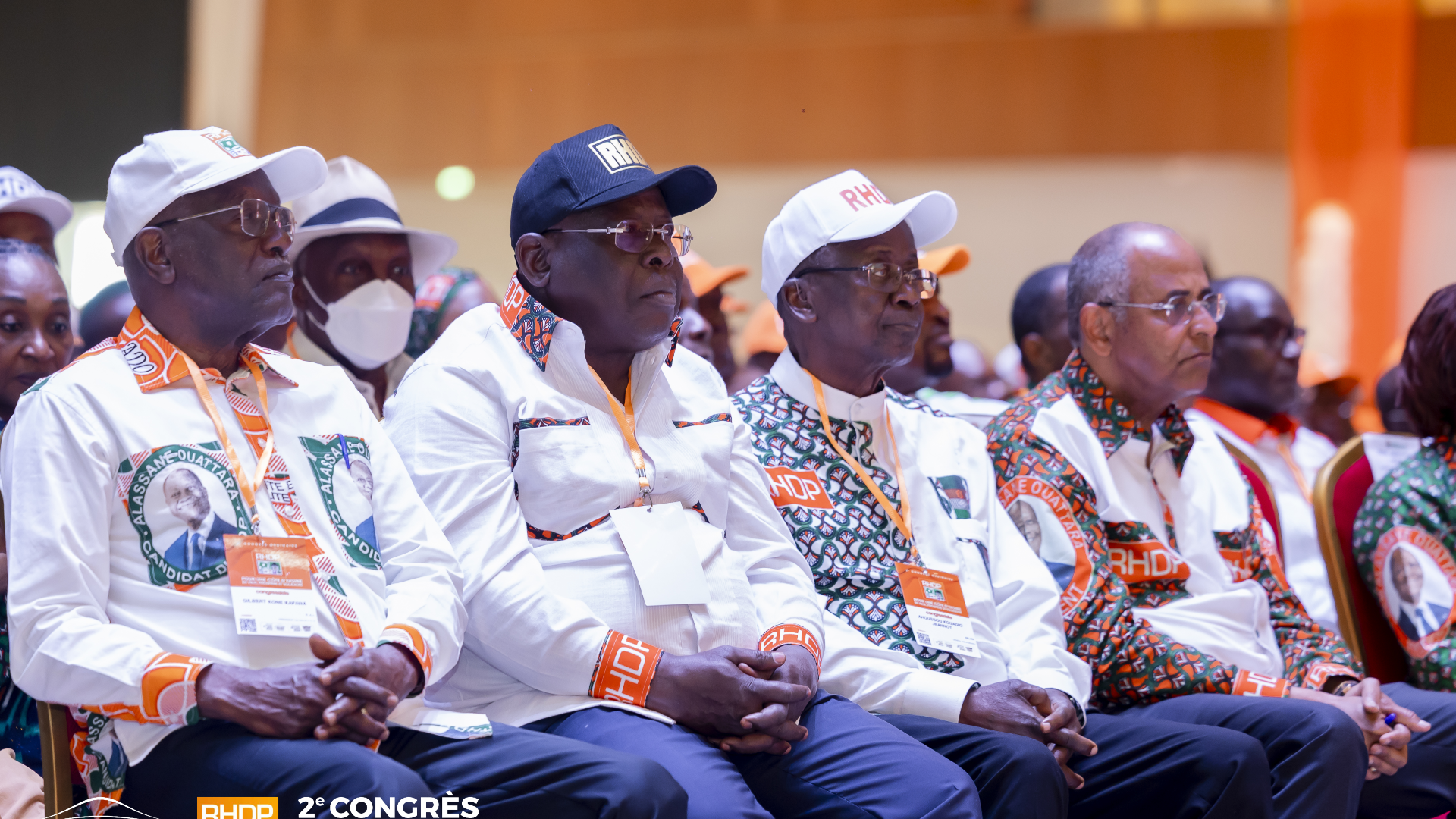 Congrès du RHDP : Une Première Journée axée sur la Mobilisation et la Candidature d'Alassane Ouattara