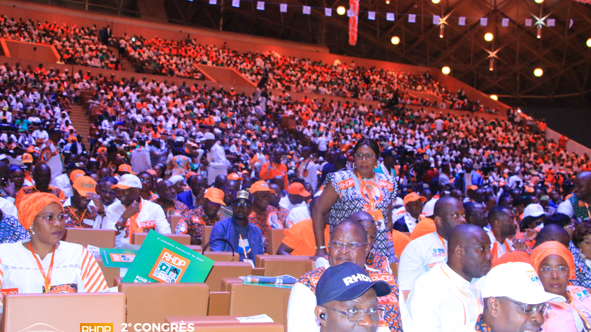 Congrès du RHDP : Une Première Journée axée sur la Mobilisation et la Candidature d'Alassane Ouattara