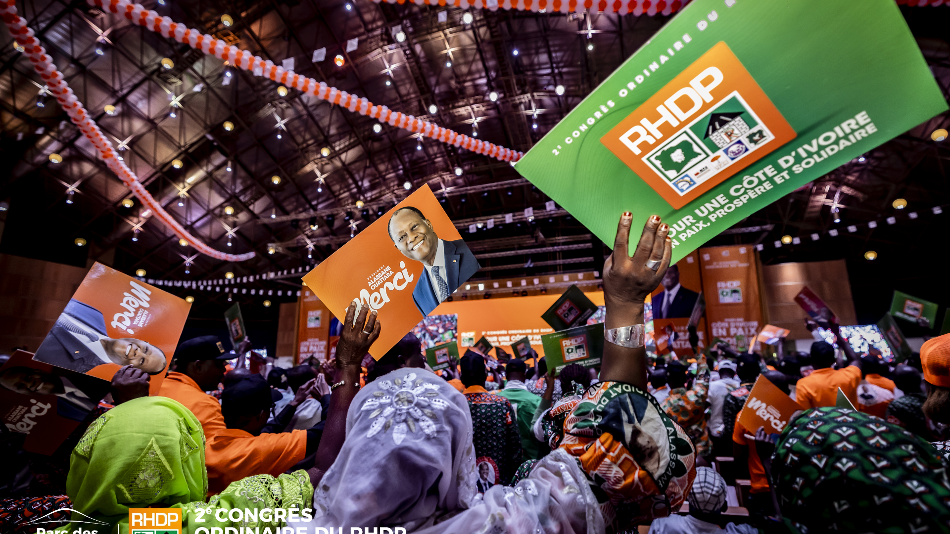 Congrès du RHDP : Une Première Journée axée sur la Mobilisation et la Candidature d'Alassane Ouattara