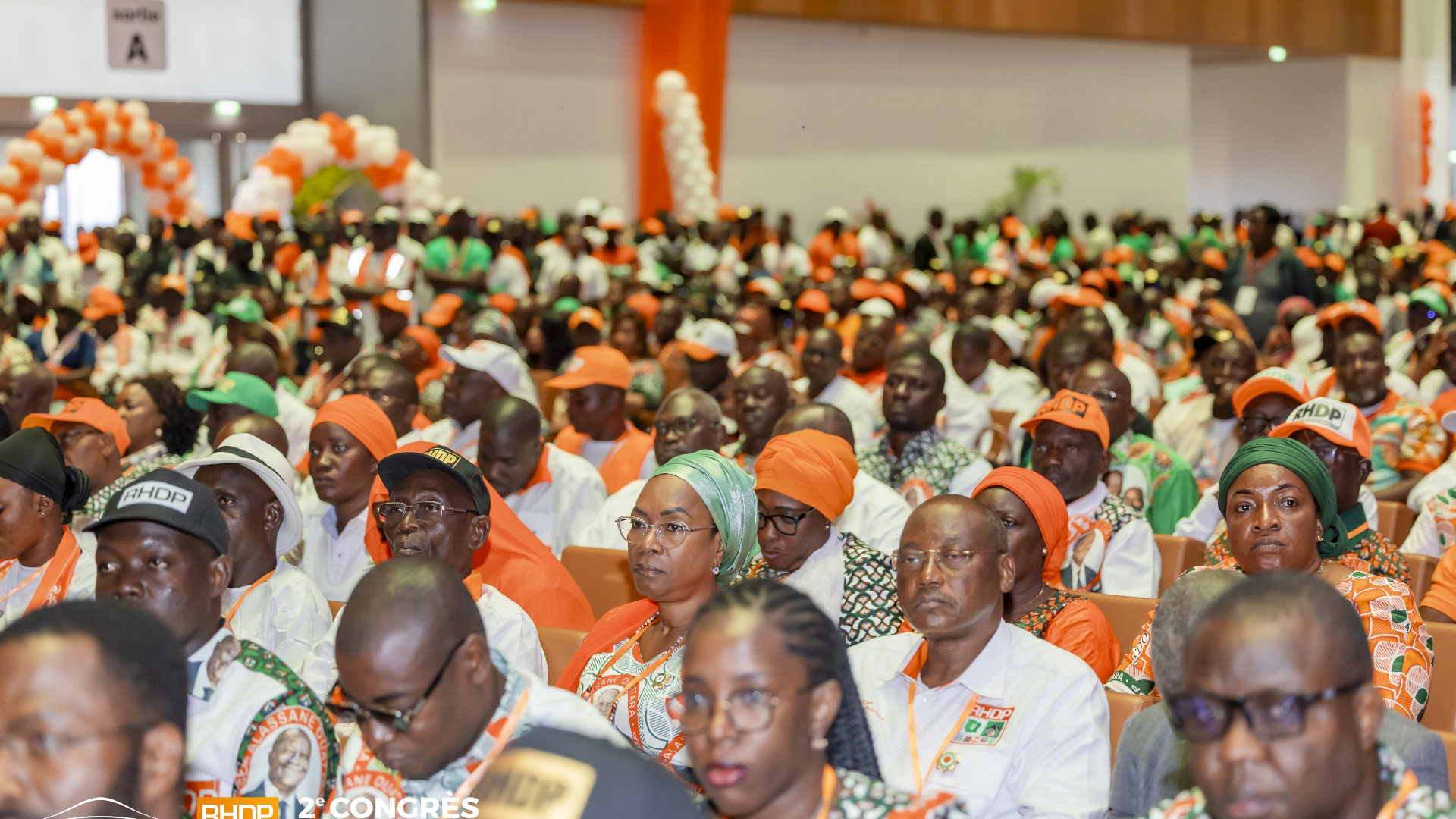 Congrès du RHDP : Une Première Journée axée sur la Mobilisation et la Candidature d'Alassane Ouattara