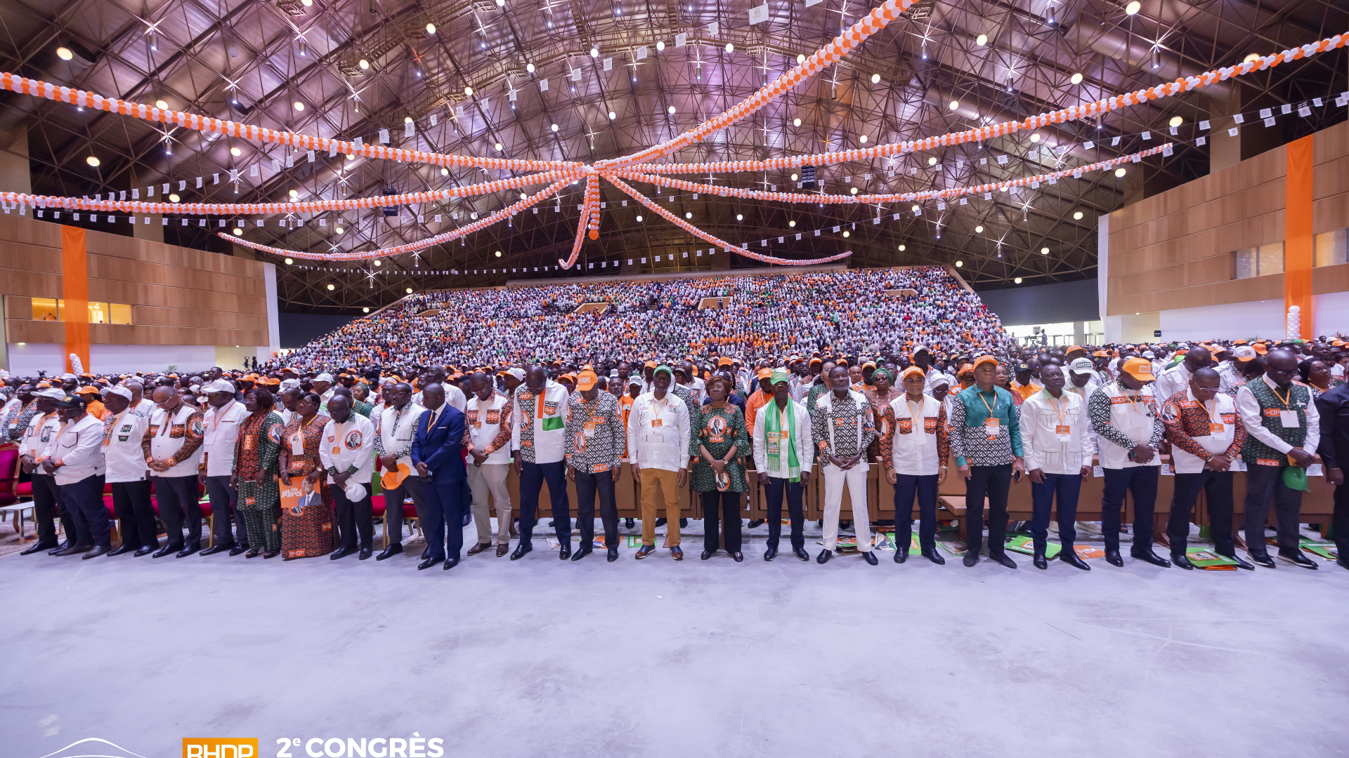 Congrès du RHDP : Une Première Journée axée sur la Mobilisation et la Candidature d'Alassane Ouattara