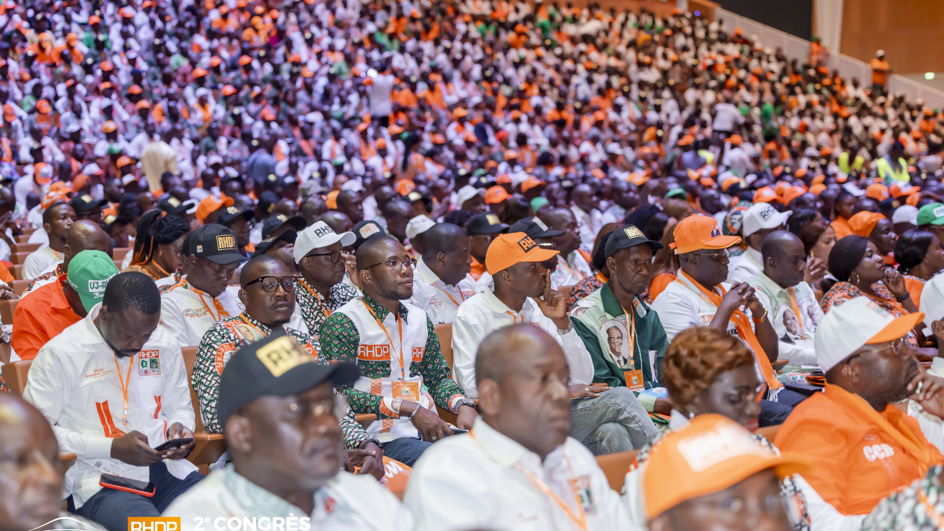 Congrès du RHDP : Une Première Journée axée sur la Mobilisation et la Candidature d'Alassane Ouattara