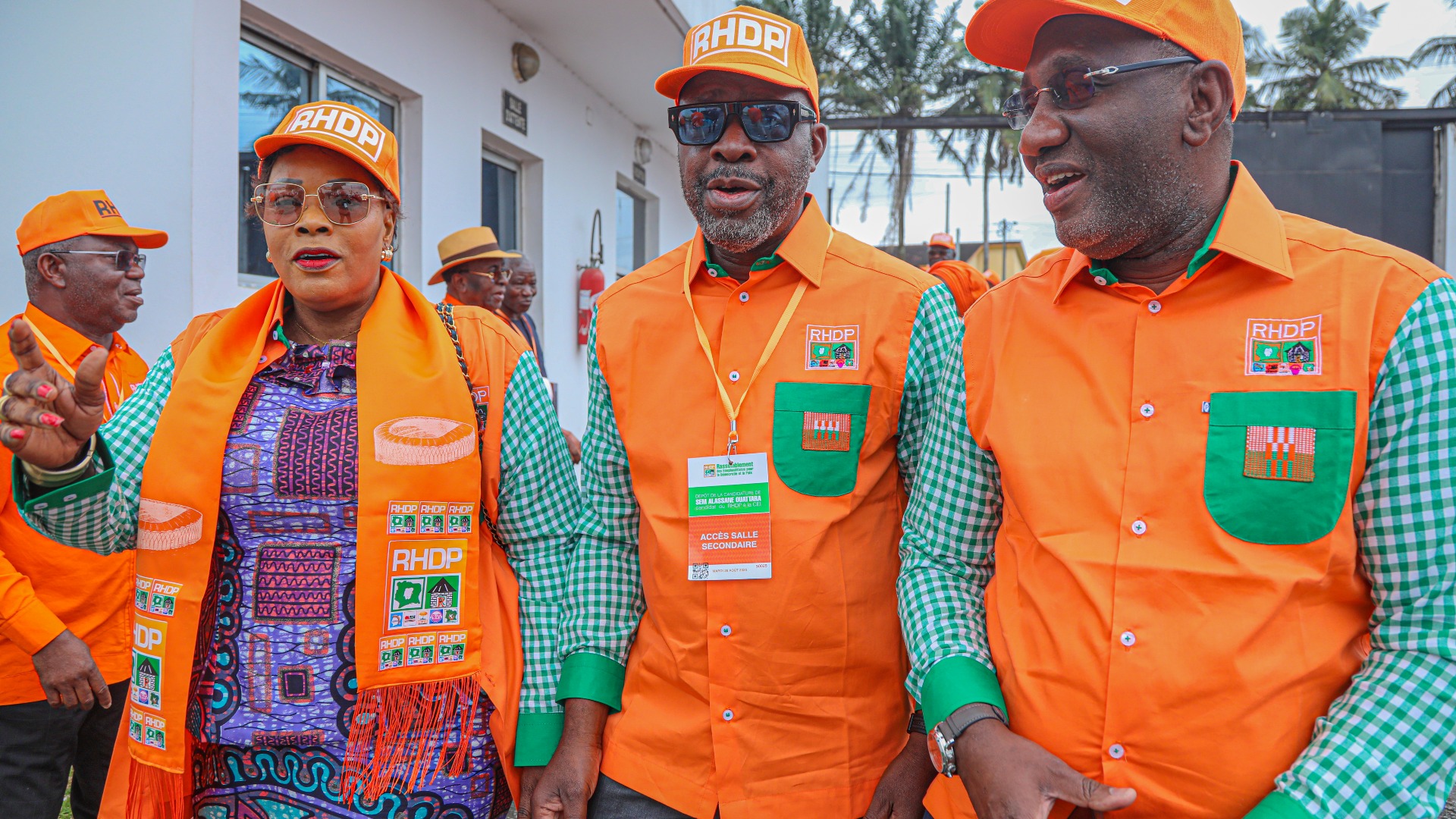 Dépot de Candidature du Président Alassane Ouattara pour l’élection présidentielle de 2025