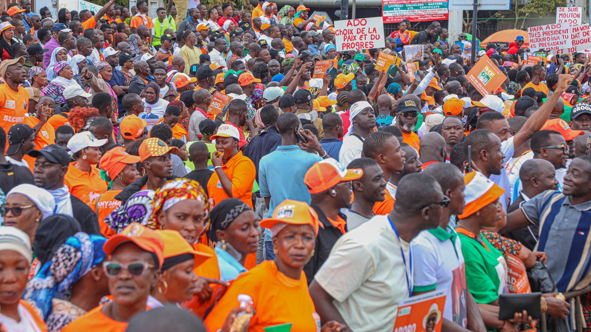 Dépot de Candidature du Président Alassane Ouattara pour l’élection présidentielle de 2025