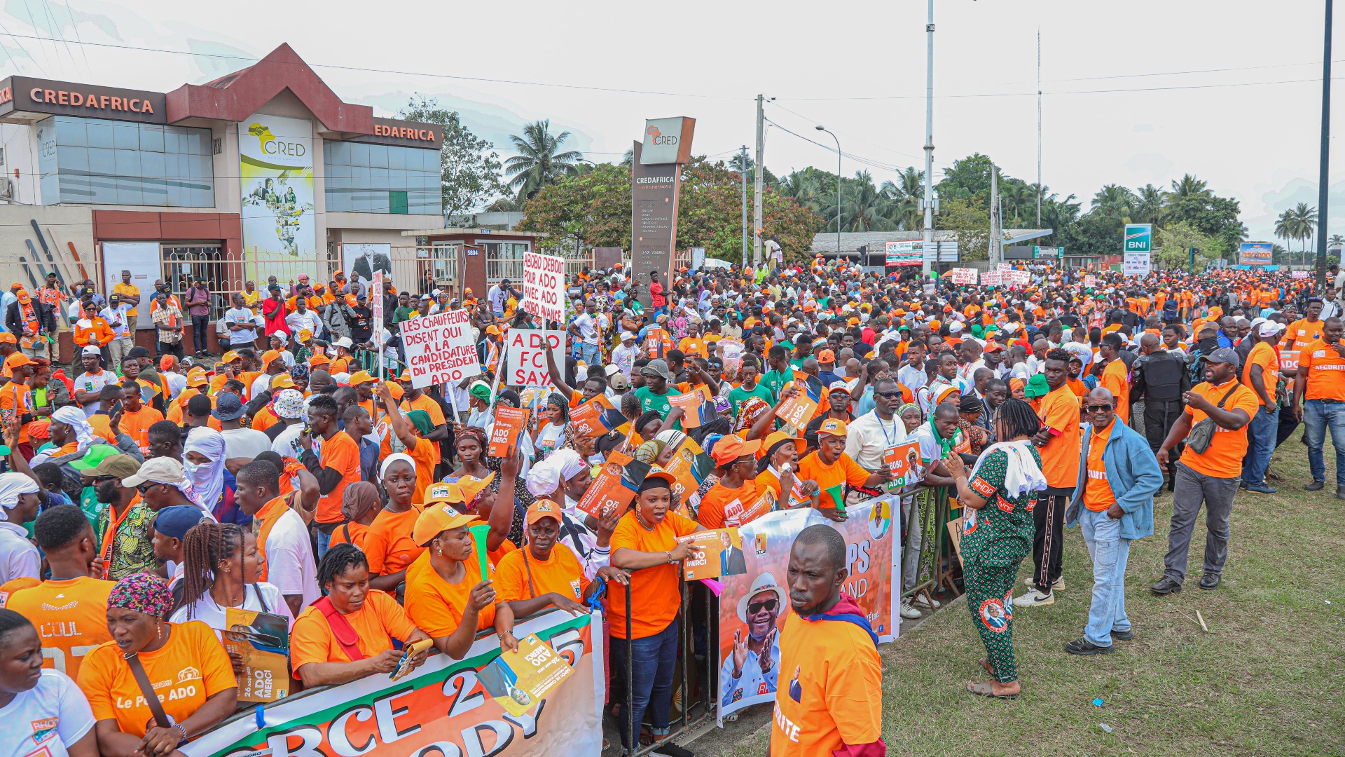 Dépot de Candidature du Président Alassane Ouattara pour l’élection présidentielle de 2025