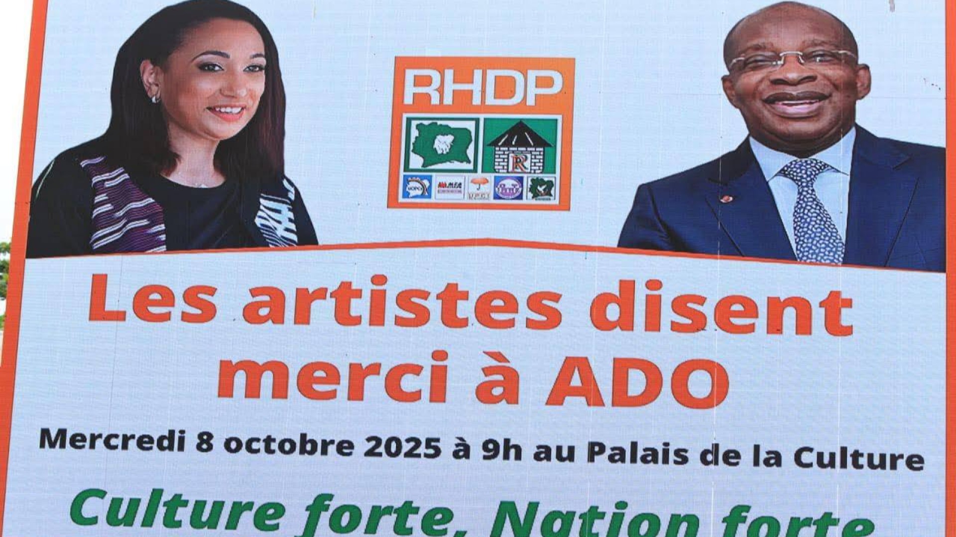 RHDP Présidentielle 2025 : la culture en ordre de marche