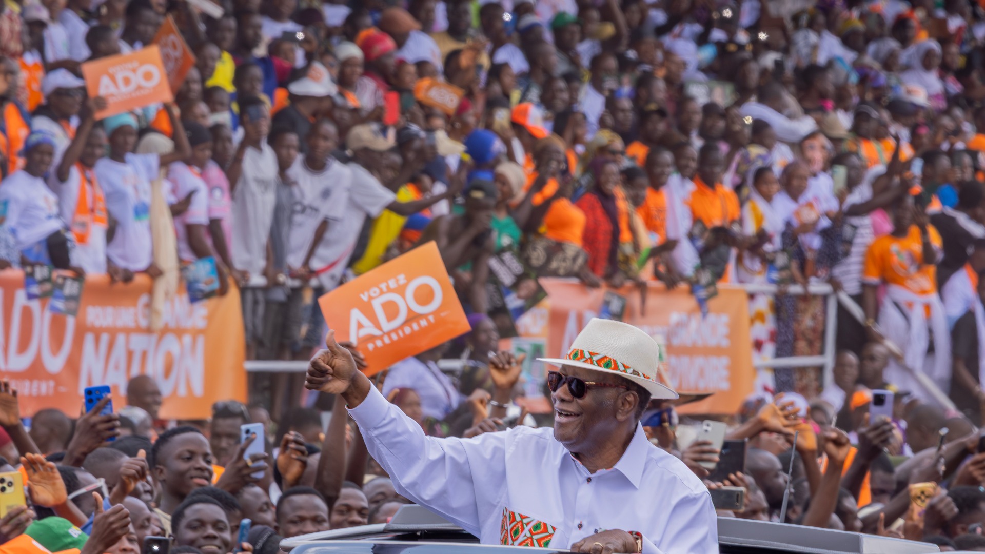 Ferveur à Daloa pour le Président Alassane Ouattara